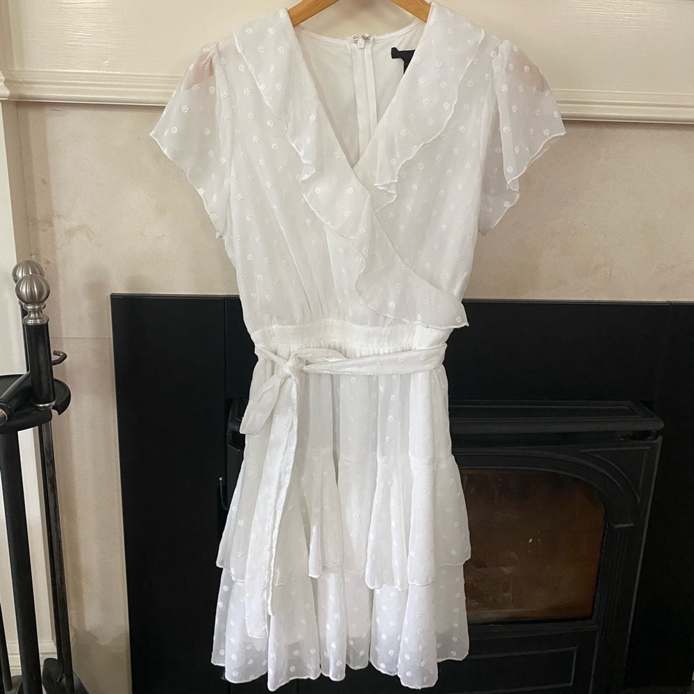 AQUA White Dress